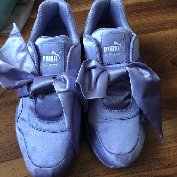 PUMA Fenty & Bow Rihanna Satin Sneakers - Picture 2 of 5
